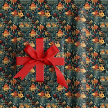 Swimming Through Winter's Secret Garden