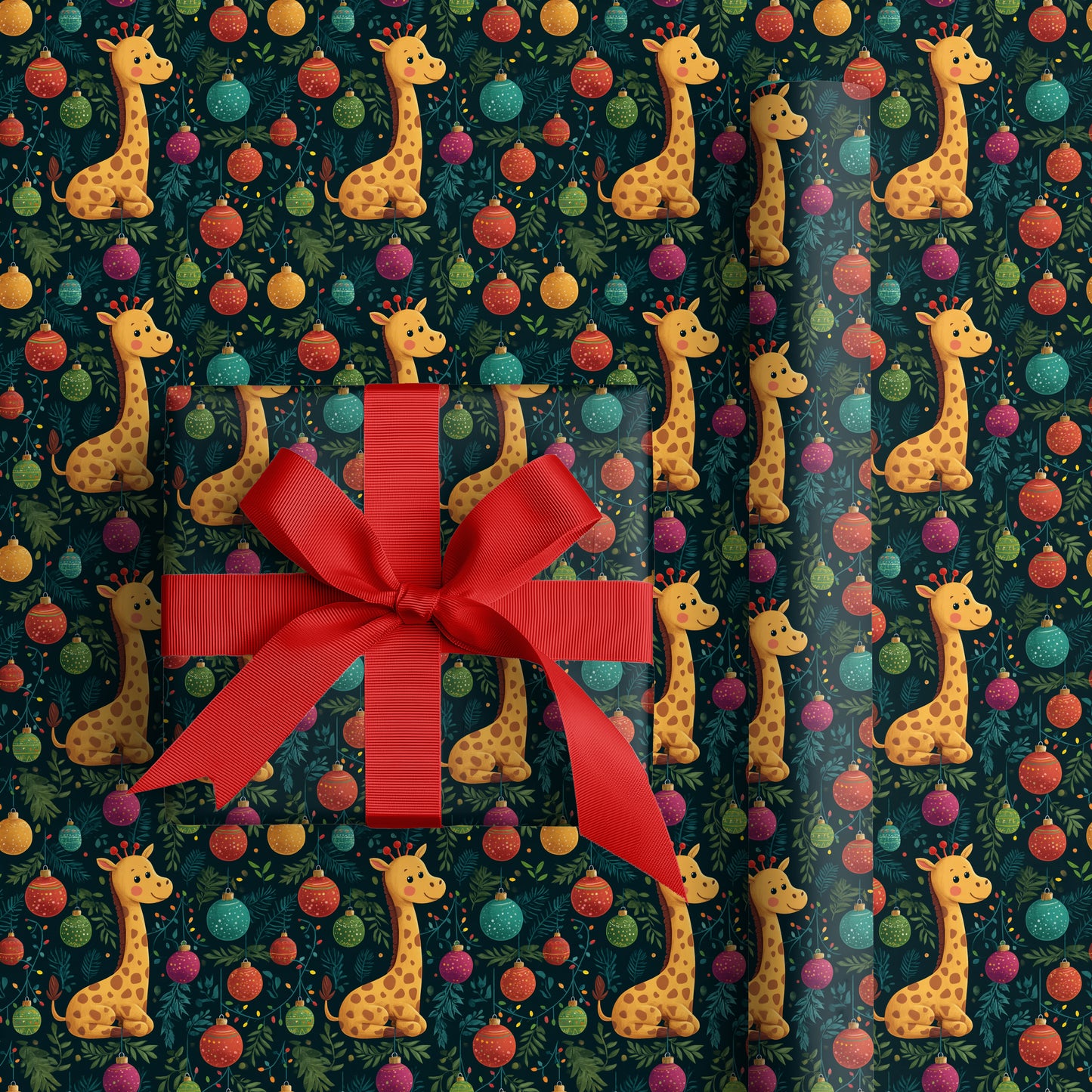 Giraffe Celebrates Festive Forest Nights