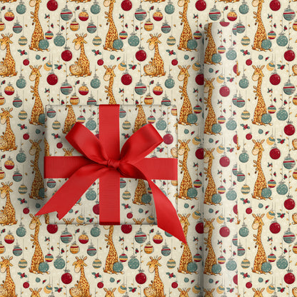 Giraffes Unwrap Christmas Magic