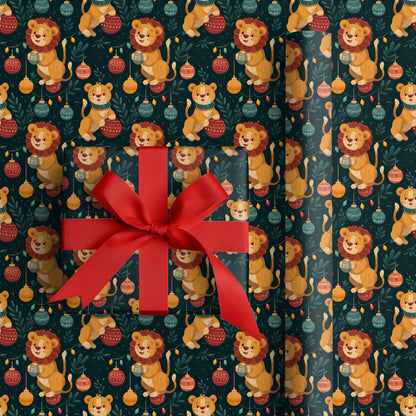 Festive Lions Dance Through Starlight