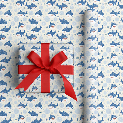 Sharks Drift Through Frozen Bubbles