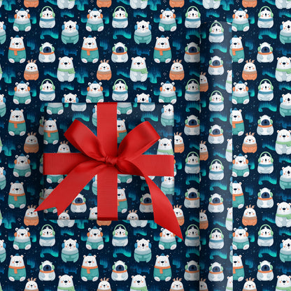 Arctic Friends Dancing Through Starlight