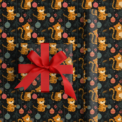 Tigers Trim The Festive Tree