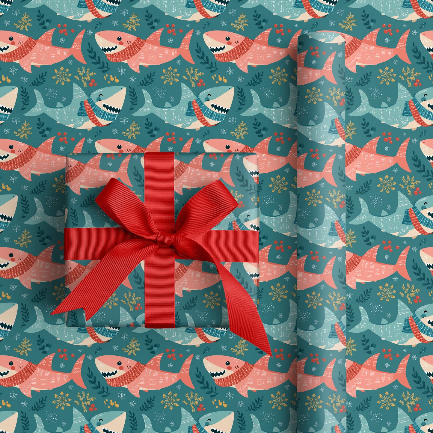 Sharks Wear Cozy Winter Sweaters