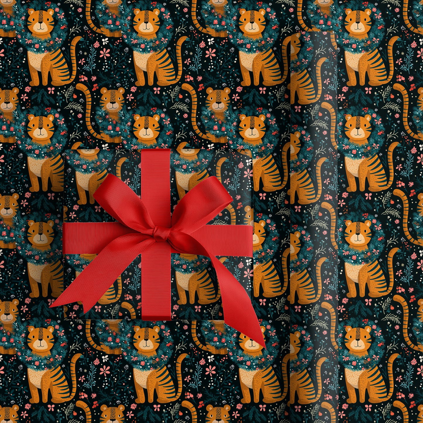 Tigers Dance Through Midnight Gardens