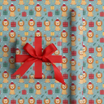 Lions Wrap Gifts With Holiday Cheer