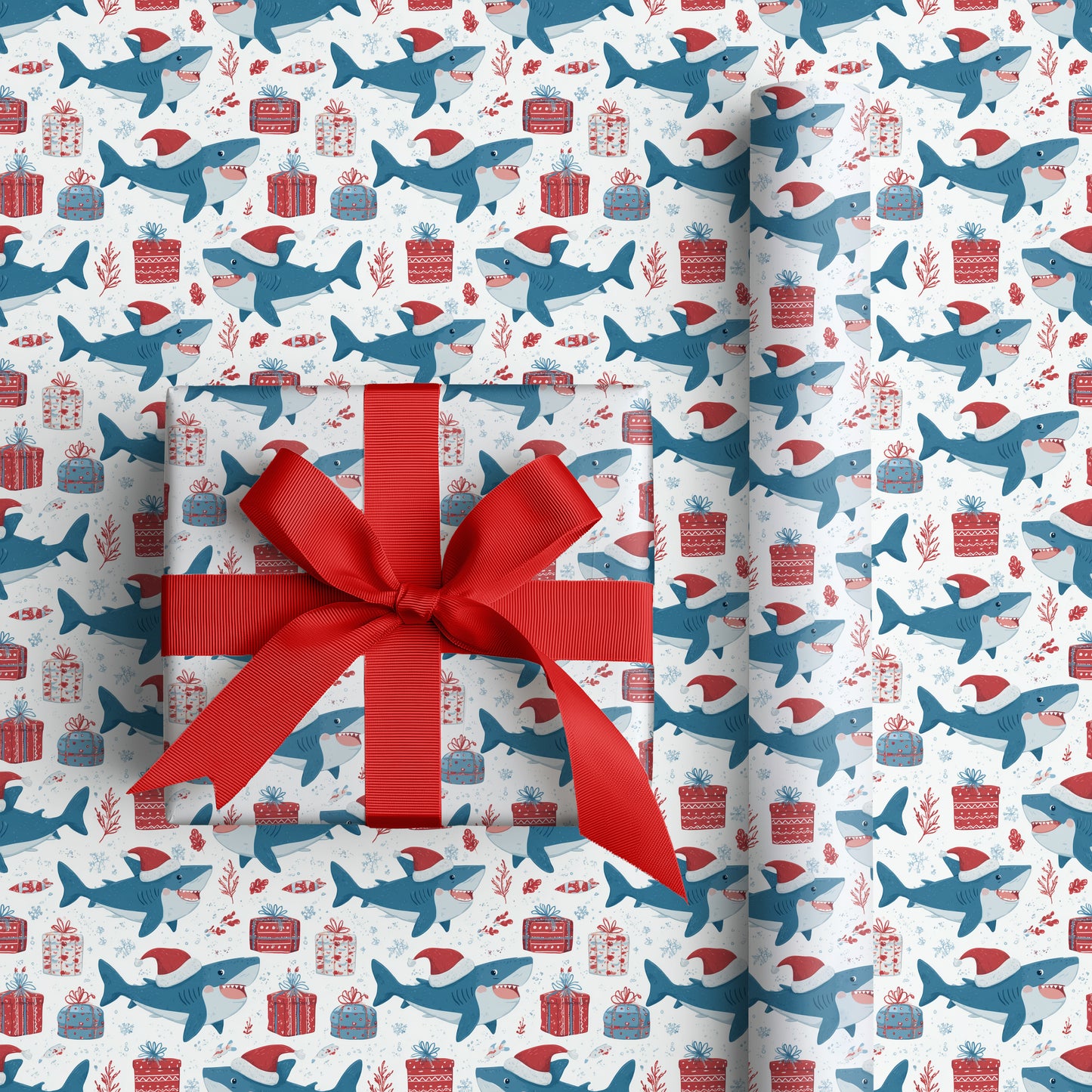 Shark Season's Festive Underwater Cheer