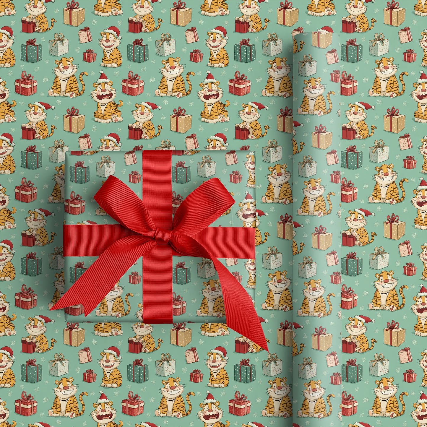 Jolly Tiger's Christmas Morning