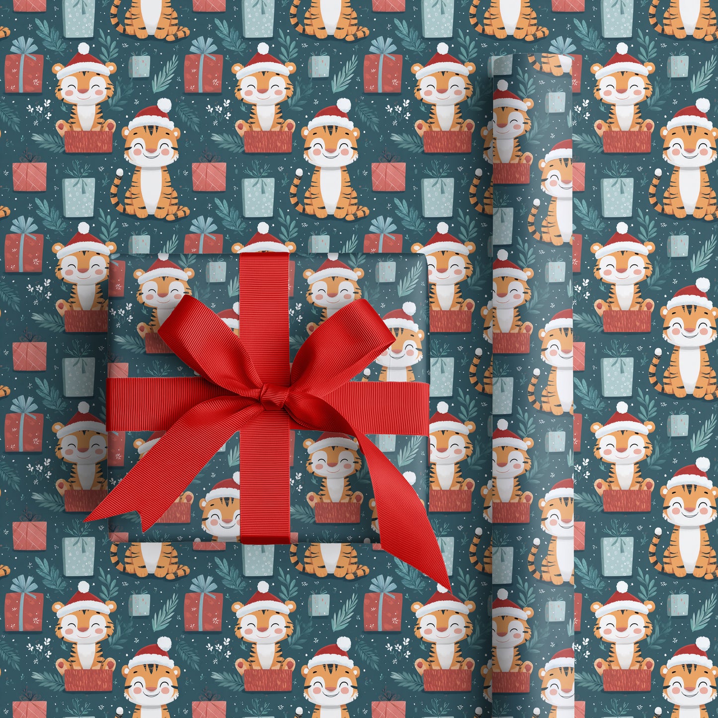 Festive Tigers Unwrap Holiday Cheer