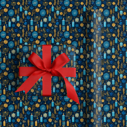 Golden Lights Dance Through Winter