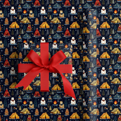 Bears Camp Under Starlit Skies