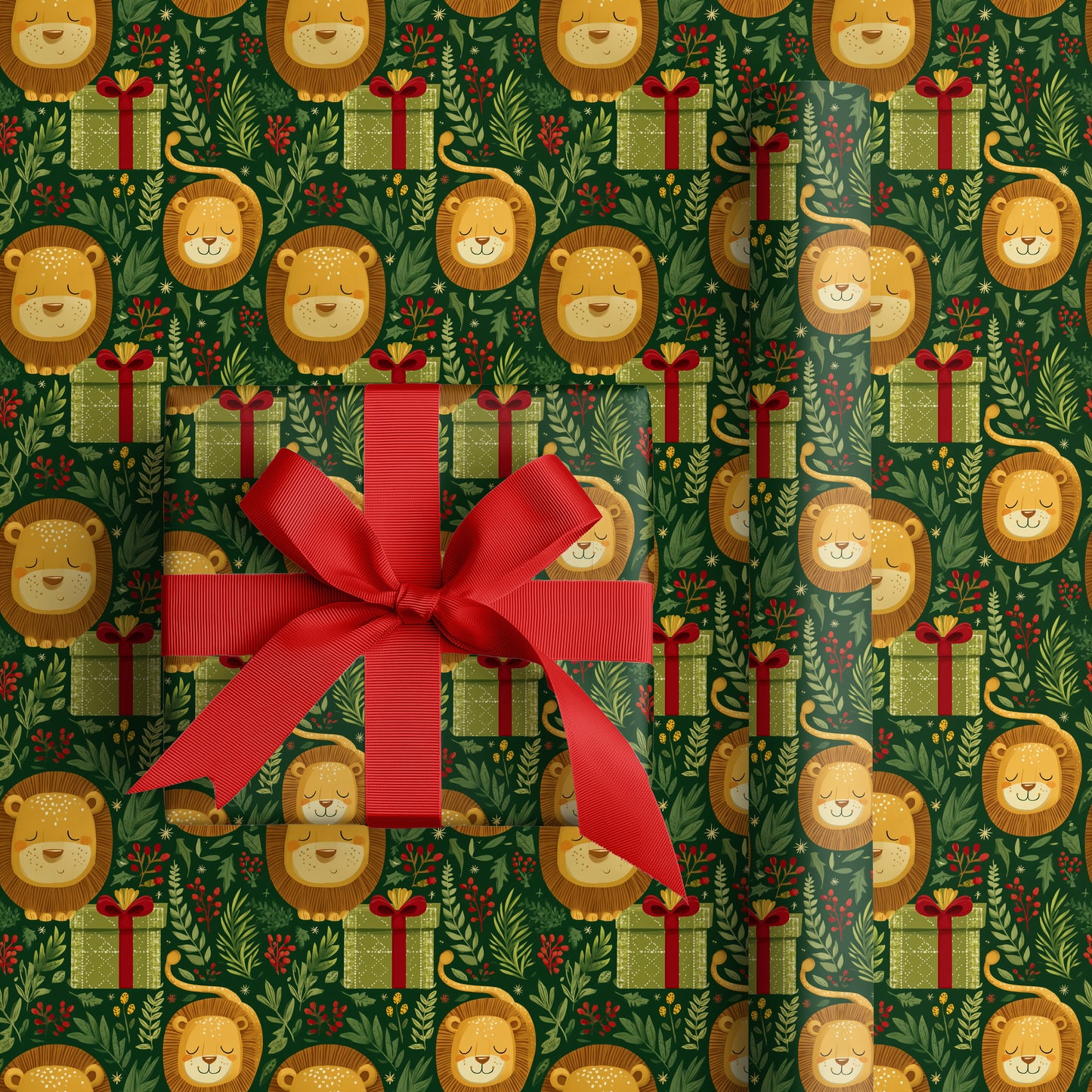 Lions Wrap Gifts With Gentle Joy