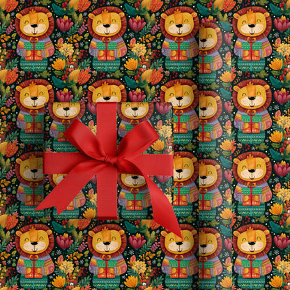 Lion's Cozy Christmas Surprise