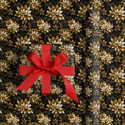 Golden Blooms Beneath Midnight Skies