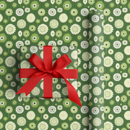 Green Meadows Dance With Petals