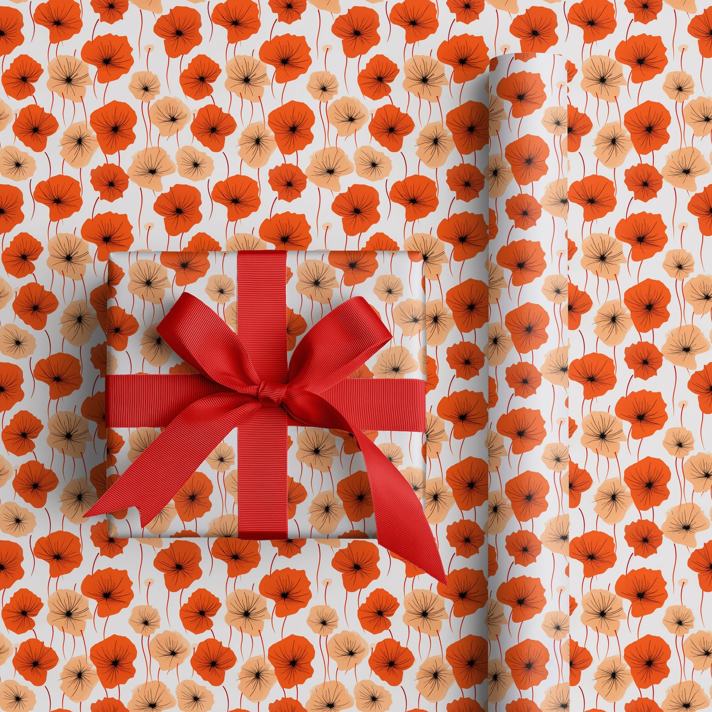 Sunset Poppies Dance Across Memory