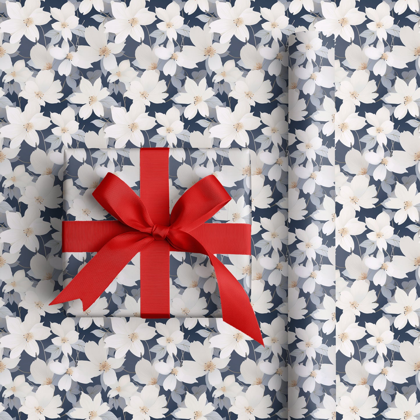 Soft Petals Dance Against Midnight