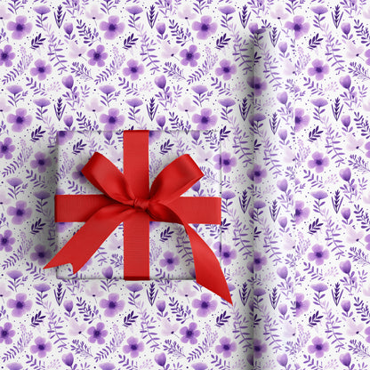 Purple Petals Dance Through Silence