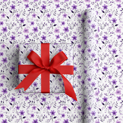 Purple Petals Dance Across Silence