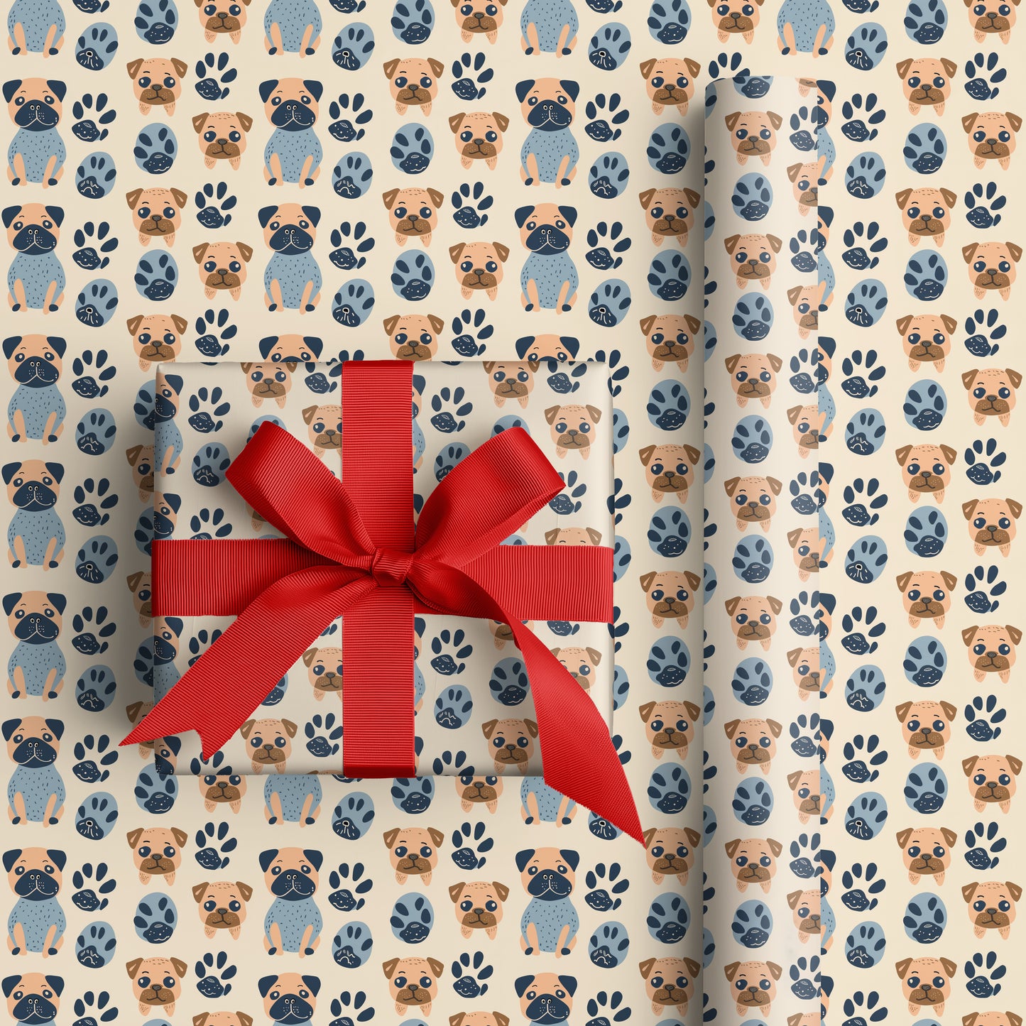 Playful Paws Dancing Across Canvas