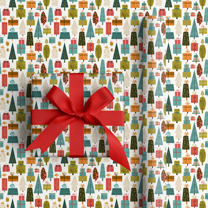 Joyful Evergreens and Wrapped Delights