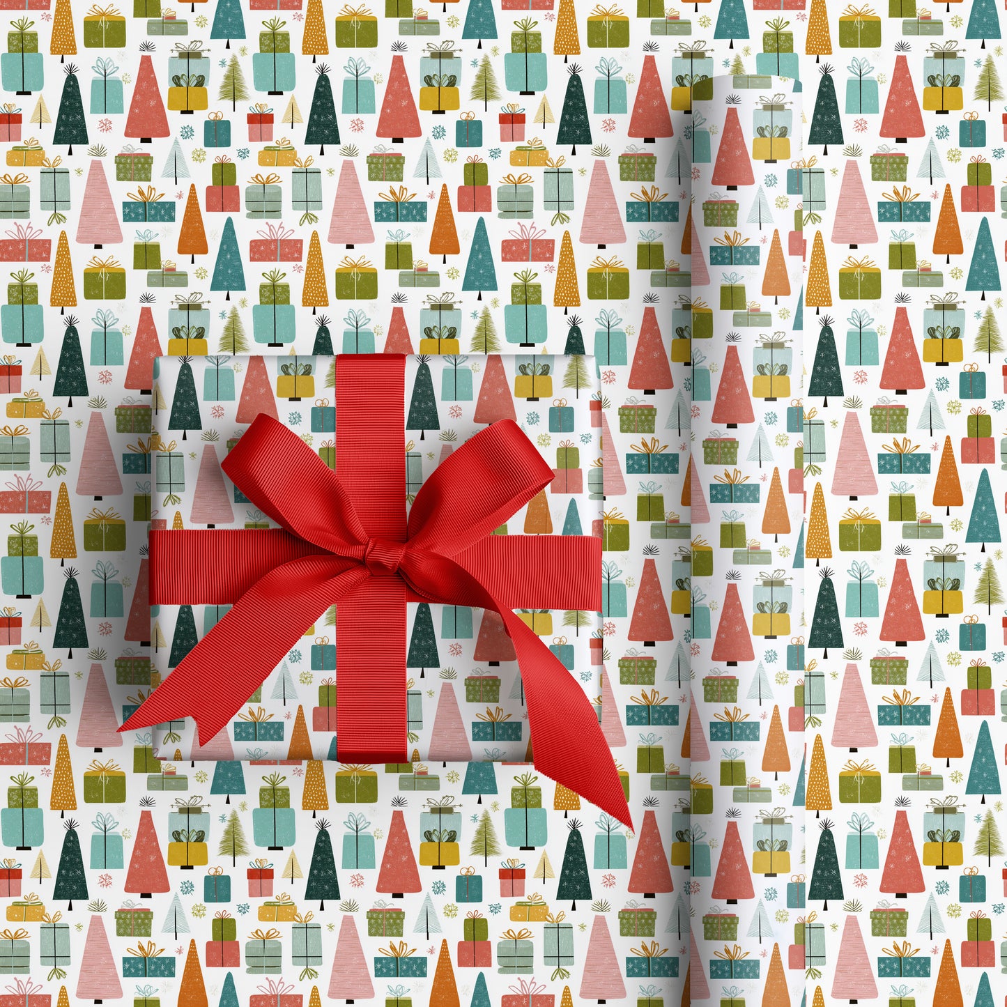 Festive Geometry Of Winter Joy