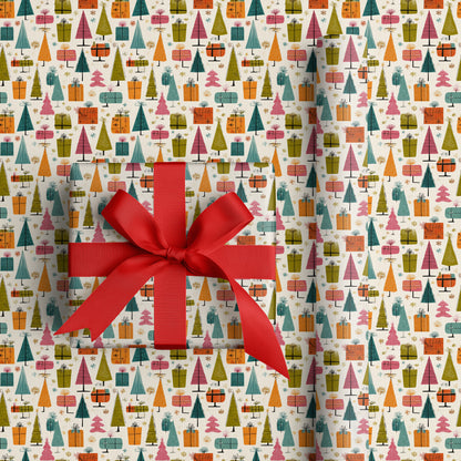 Geometric Evergreen Holiday Celebration