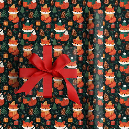 Foxes Dancing Through Winter's Tale