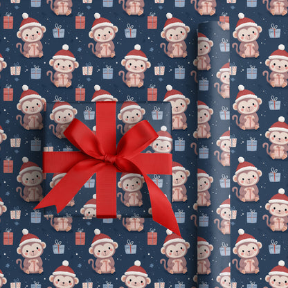 Merry Monkeys Unwrap Winter Wonders