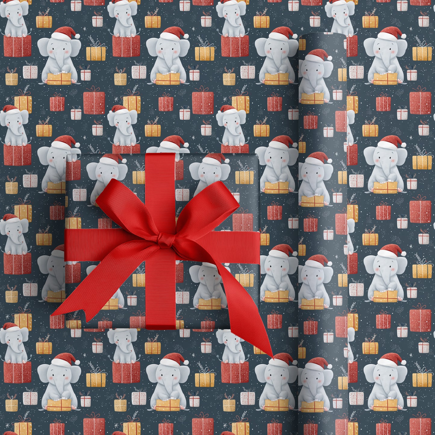 Elephants Unwrap Holiday Magic