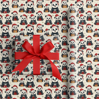 Panda Claus Brings Holiday Cheer