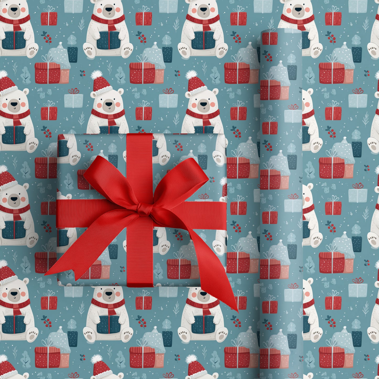 Winter's Playful Gift Exchange