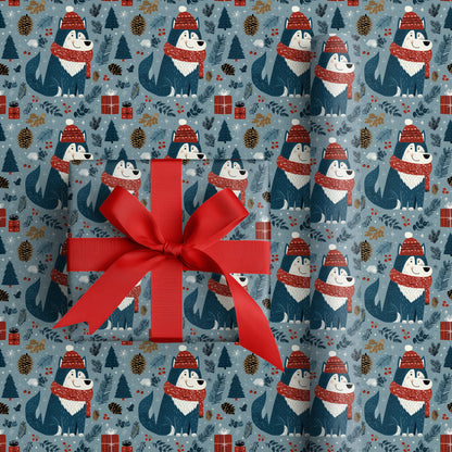 Cozy Companion Waits For Snow