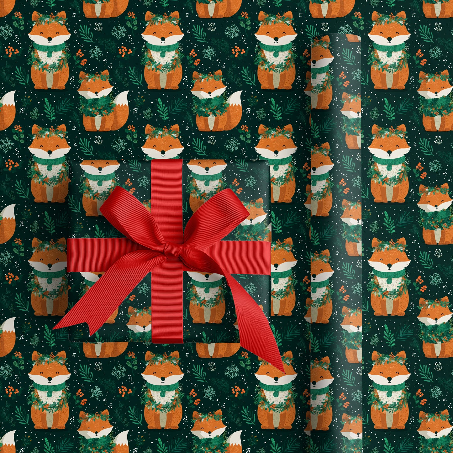 Frosty Foxes Dance Through Winter