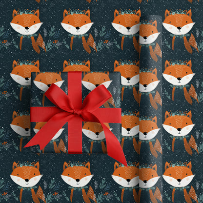 Winter's Cozy Fox Wanders Home