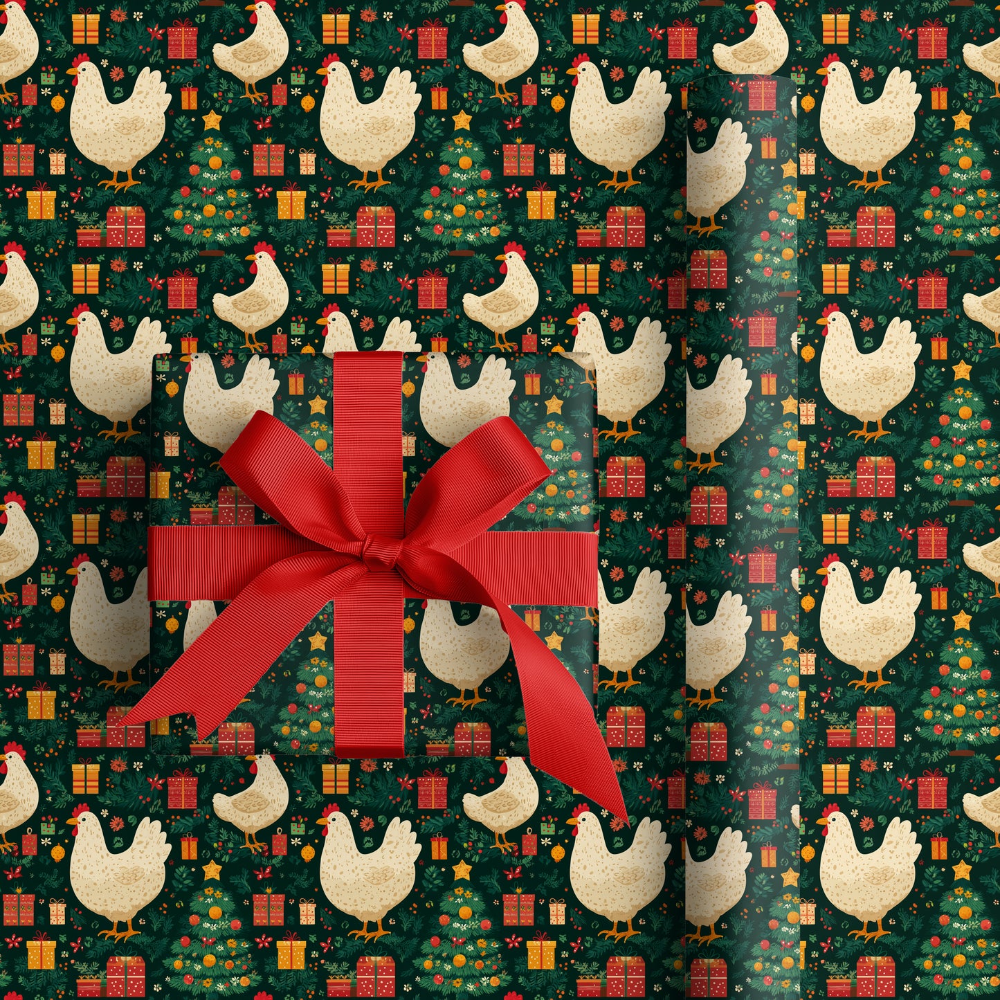 Festive Feathered Friends Celebrate Christmas