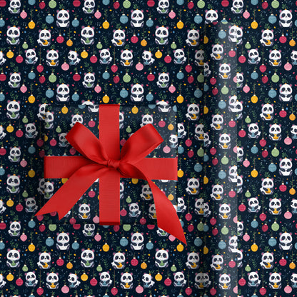 Panda's Playful Holiday Parade