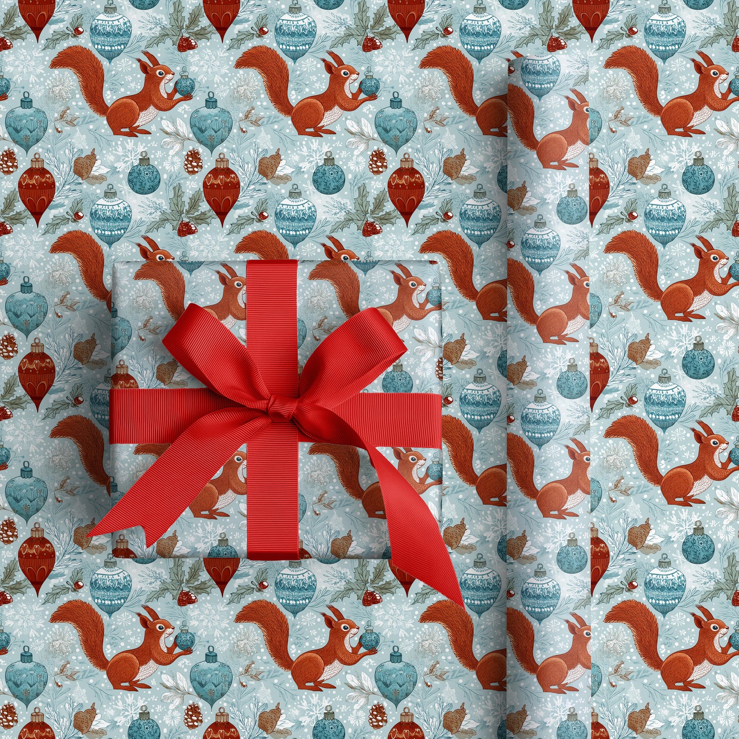 Russet Tails Dance Winter's Pattern