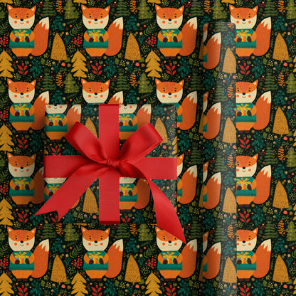 Festive Forest Fox Brings Joy