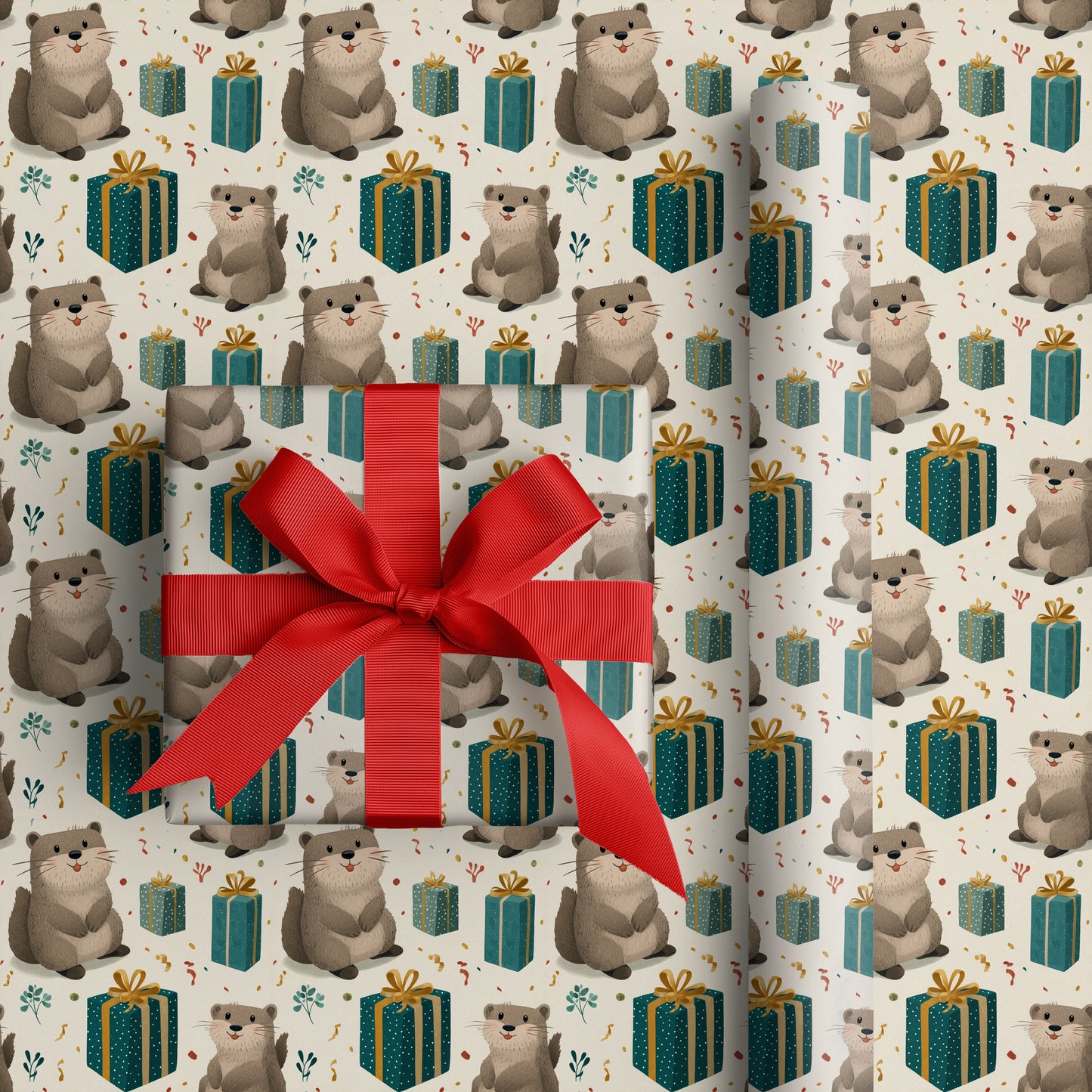 Playful Critters Unwrap Holiday Cheer