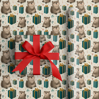Playful Critters Unwrap Holiday Cheer