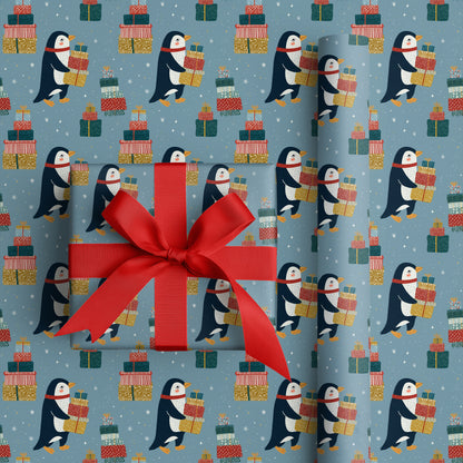 Festive Penguin's Gift Parade