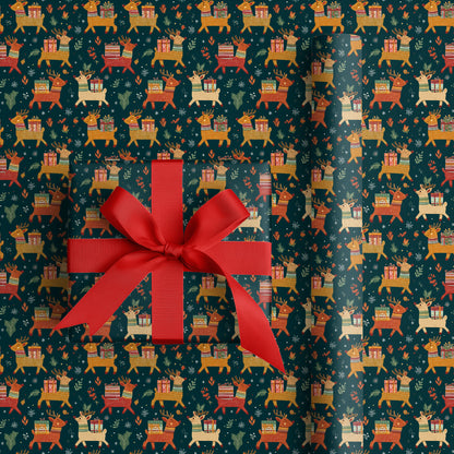 Reindeer Carry Holiday Cheer