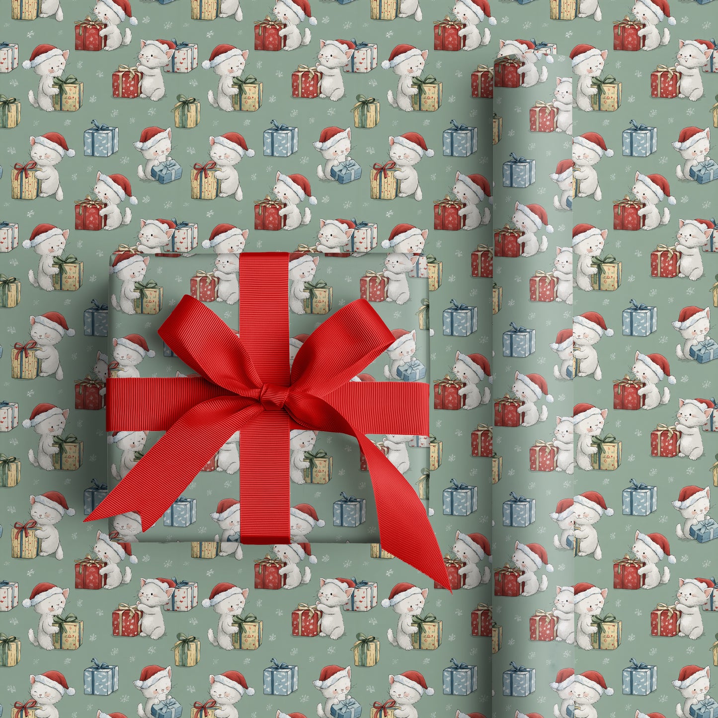 Kittens Unwrap Winter's Tender Joy