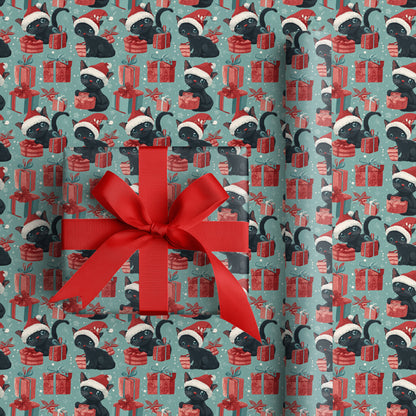 Mischievous Cats in Winter Wonderland