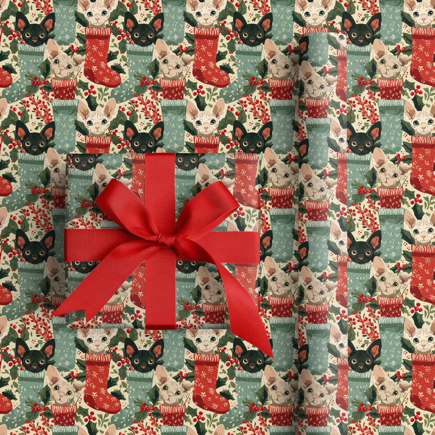 Curious Cats In Cozy Sweaters