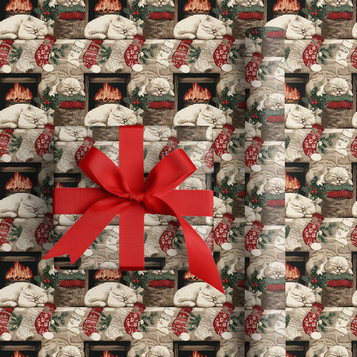 Cozy Cats Keep Christmas Secrets