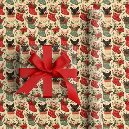 Mischievous Sphynx Among Holiday Cheer