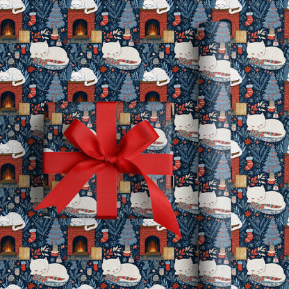 Cozy Cats Celebrate Winter's Quiet