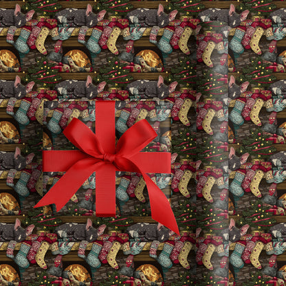 Cozy Cats Claim Christmas Corner